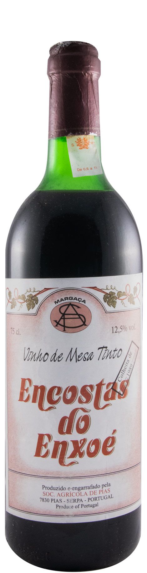 1989 Encostas do Enxoé Colheita red