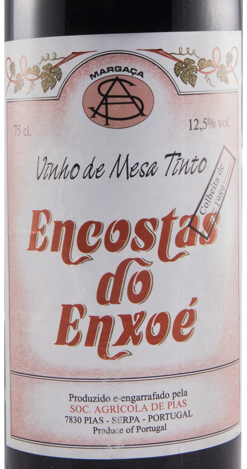 1989 Encostas do Enxoé Colheita red
