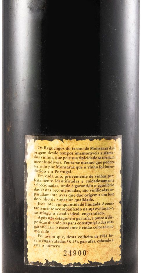 1984 Reguengos Terras Del Rei Garrafeira dos Sócios red