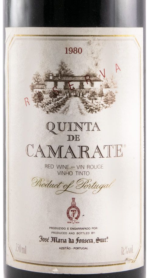 1980 José Maria da Fonseca Quinta de Camarate Reserva red