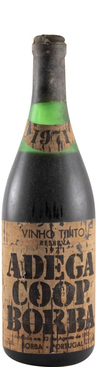 1971 Borba Reserva red (cork label)