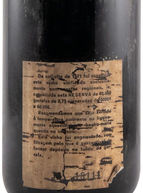 1971 Borba Reserva red (cork label)
