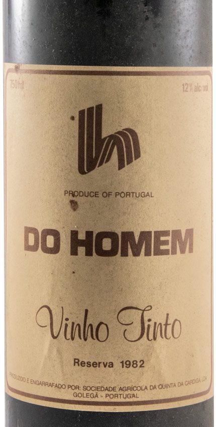 1982 Quinta da Cardiga Do Homem Reserva red