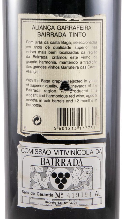 1994 Aliança Garrafeira Bairrada red