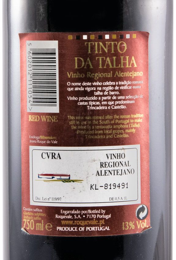 2006 Tinto da Talha tinto
