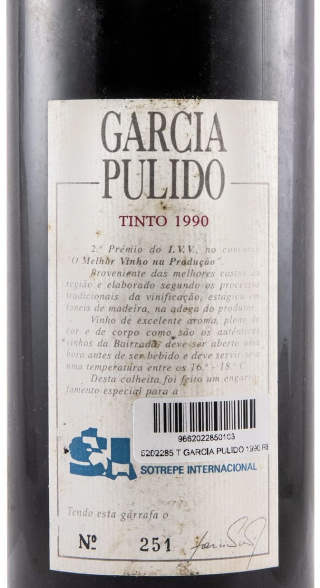 1990 Garcia Pulido Reserva red