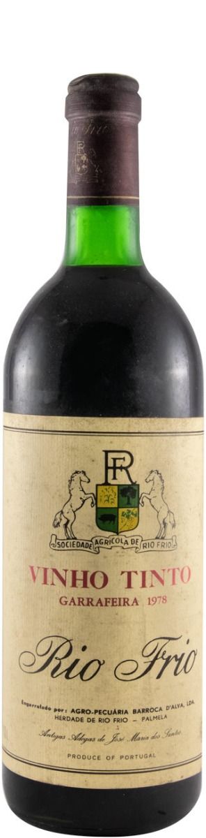 1978 Rio Frio Garrafeira red