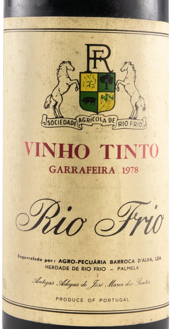 1978 Rio Frio Garrafeira red