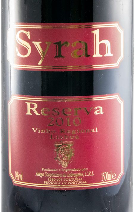 2010 Adega Cooperativa da Labrugeira Syrah Reserva red 1.5L