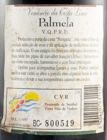 1996 Venâncio da Costa Lima Palmela VQPRD tinto