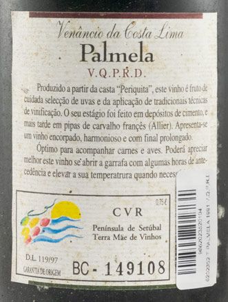 1991 Venâncio da Costa Lima Palmela VQPRD tinto