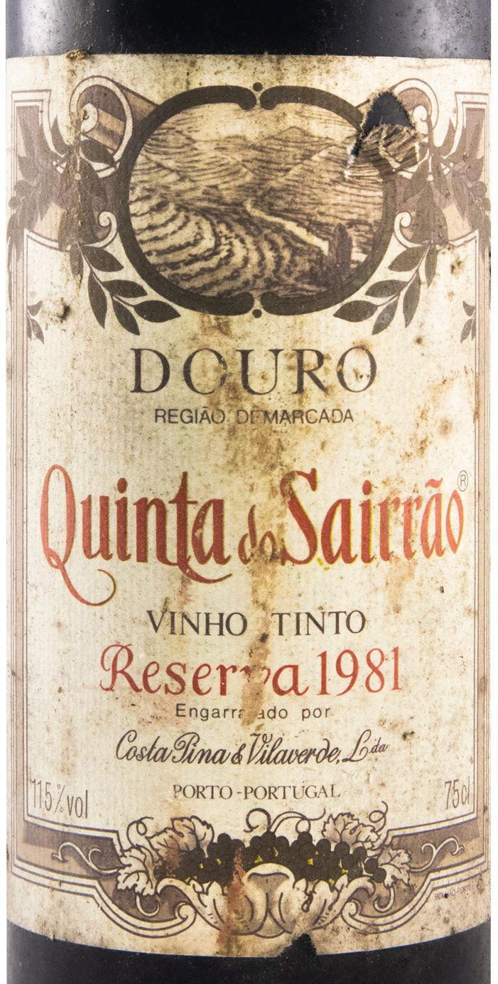1981 Quinta do Sairrão Reserva red