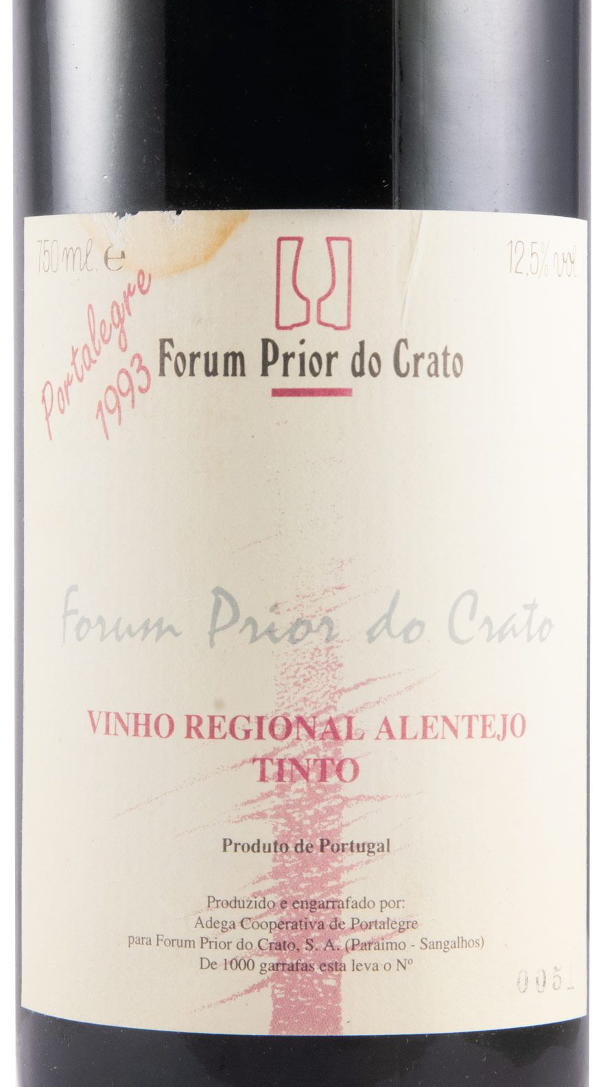 1993 Forum Prior do Crato Portalegre tinto