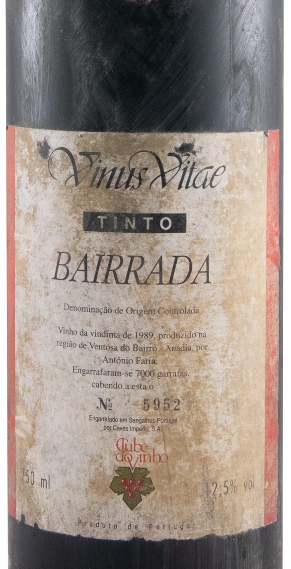 1989 Vinus Vitae Bairrada red