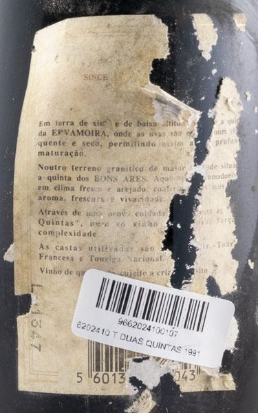 1991 Duas Quintas tinto
