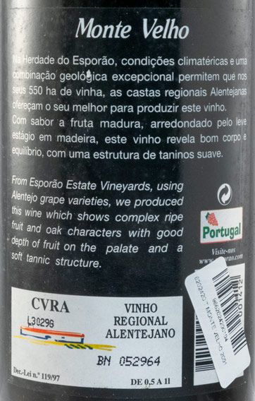 2001 Esporão Monte Velho tinto