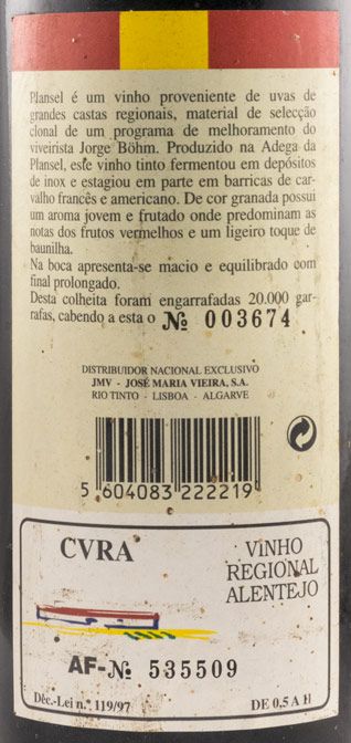 1997 Plansel Quinta de São Jorge tinto