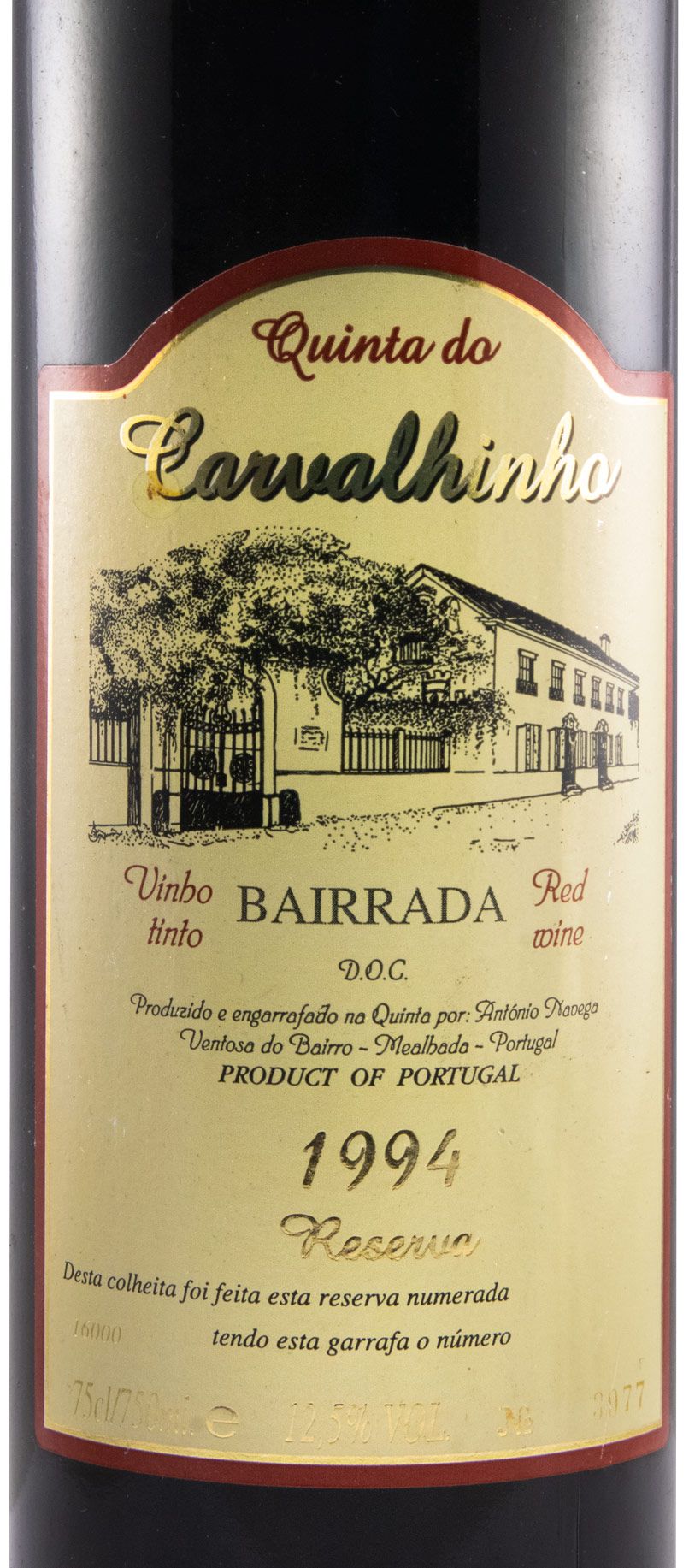 1994 Quinta do Carvalhinho Reserva red