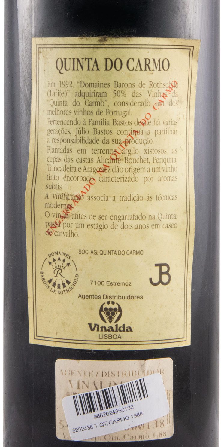 1988 Quinta do Carmo red