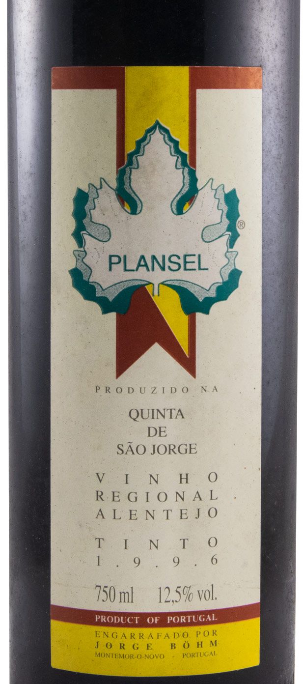 1996 Plansel Quinta de São Jorge tinto