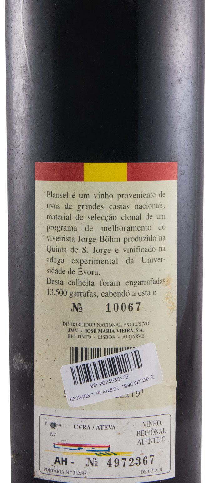 1996 Plansel Quinta de São Jorge tinto