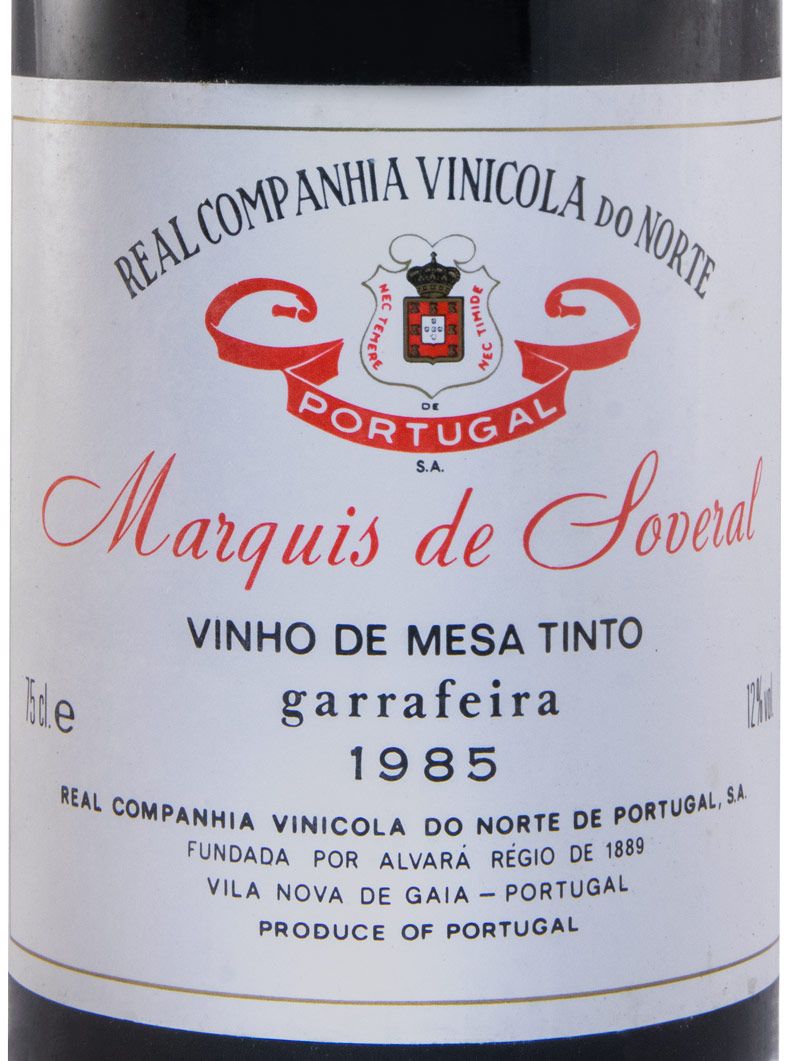 1985 Marquis de Soveral Garrafeira red