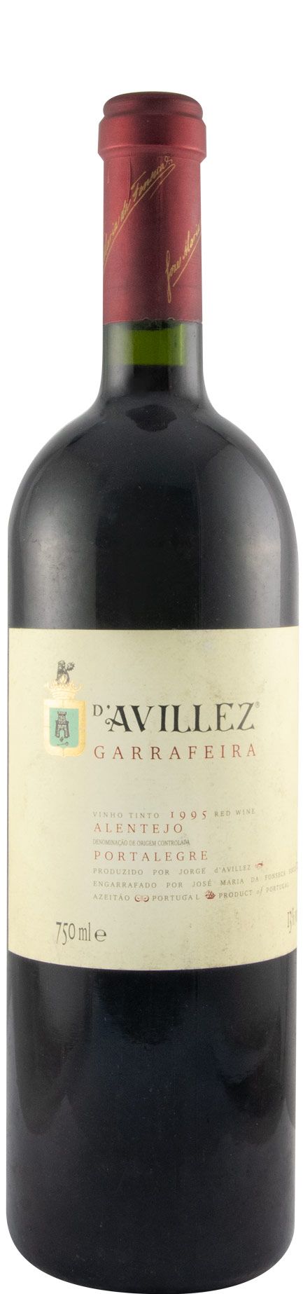 1995 D'Avillez Garrafeira red