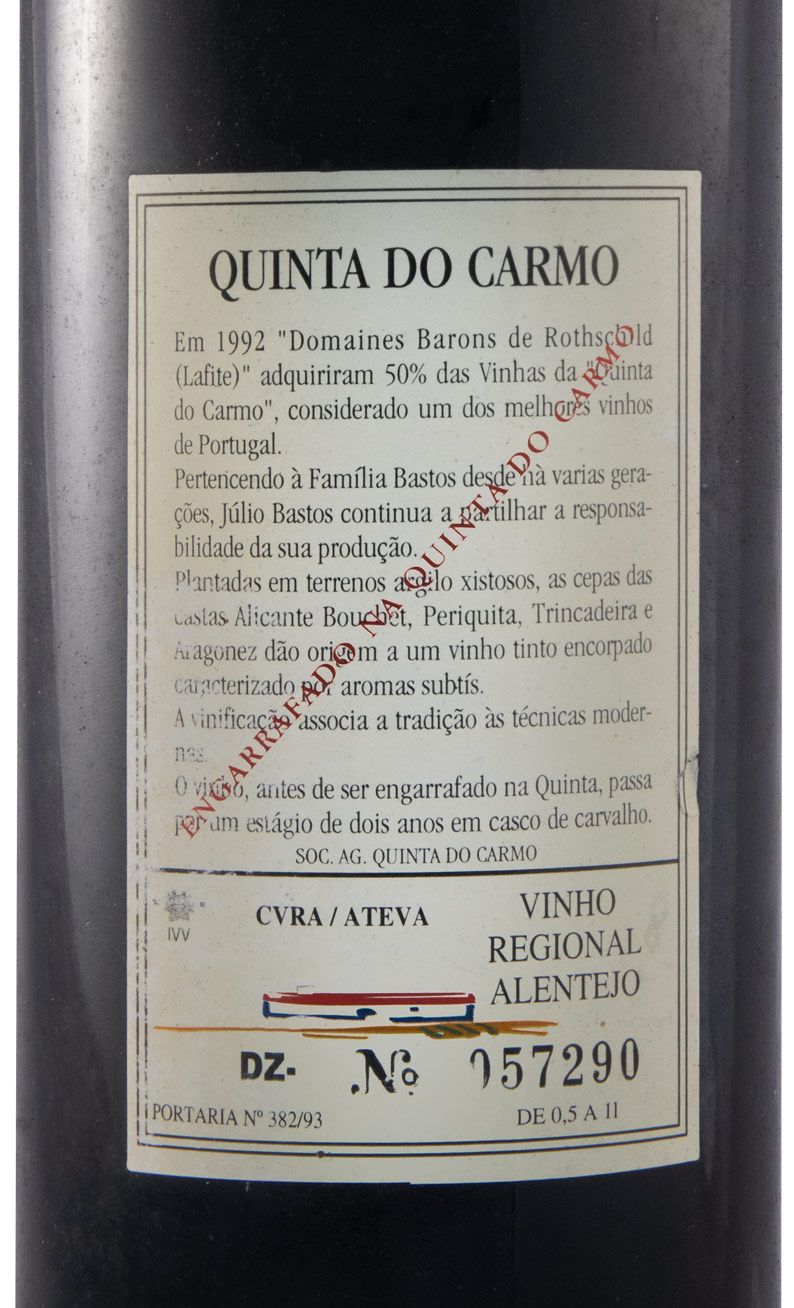 1993 Quinta do Carmo red