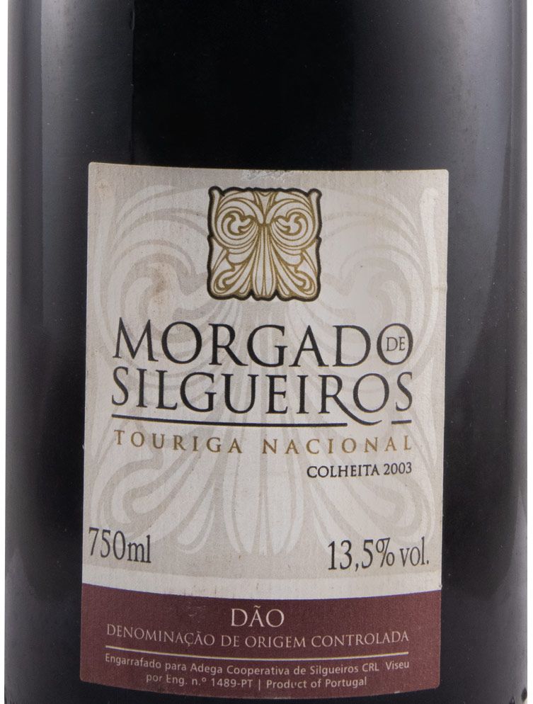 2003 Morgado de Silgueiros Touriga Nacional red