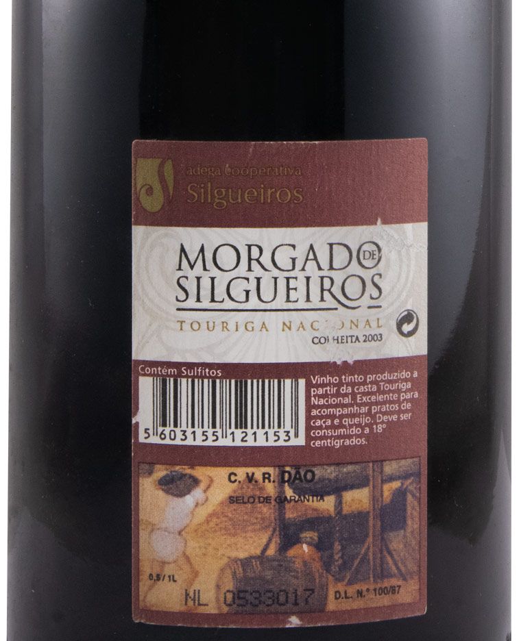 2003 Morgado de Silgueiros Touriga Nacional red