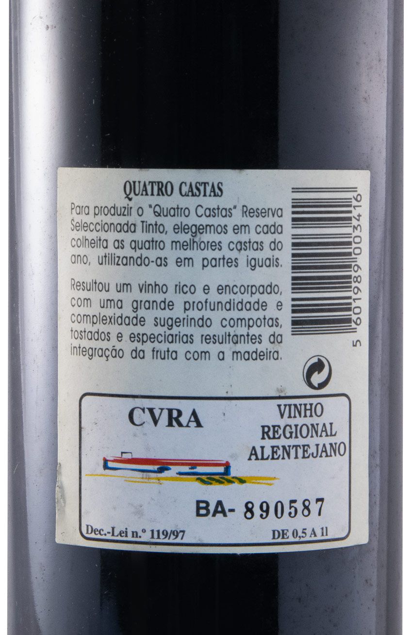 1999 Herdade do Herdade Quatro Castas Reserva red