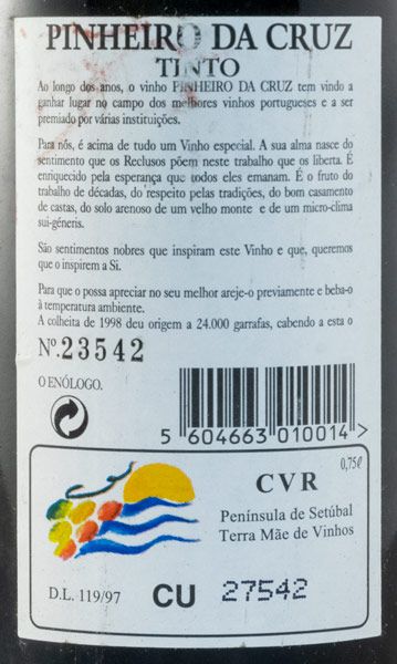 1998 Pinheiro da Cruz red