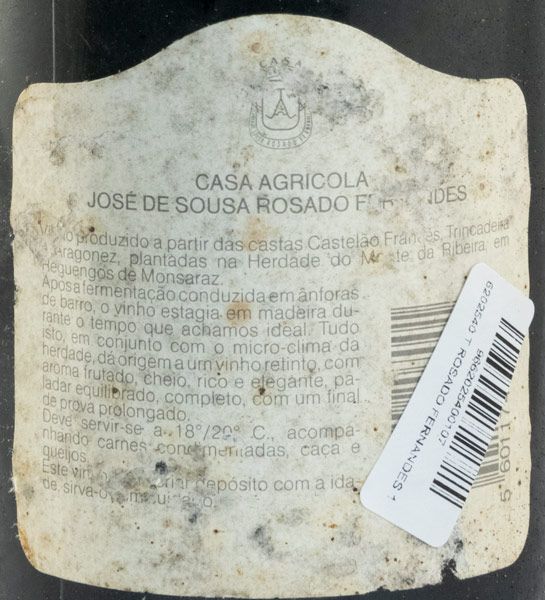 1986 Rosado Fernandes red Velho red