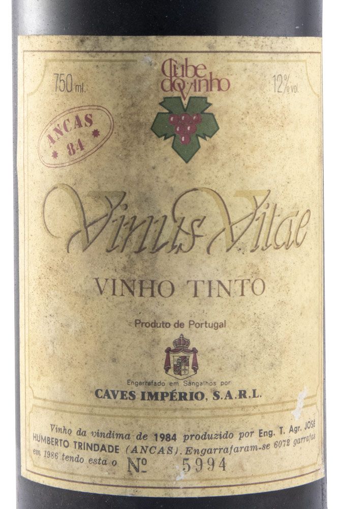 1984 Vinus Vitae Ancas tinto