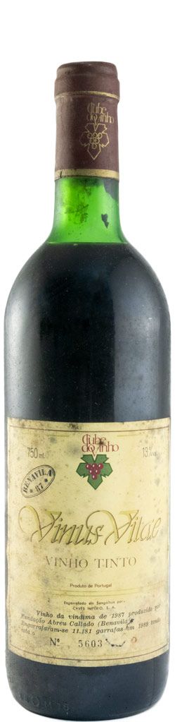 1987 Vinus Vitae Benavila red
