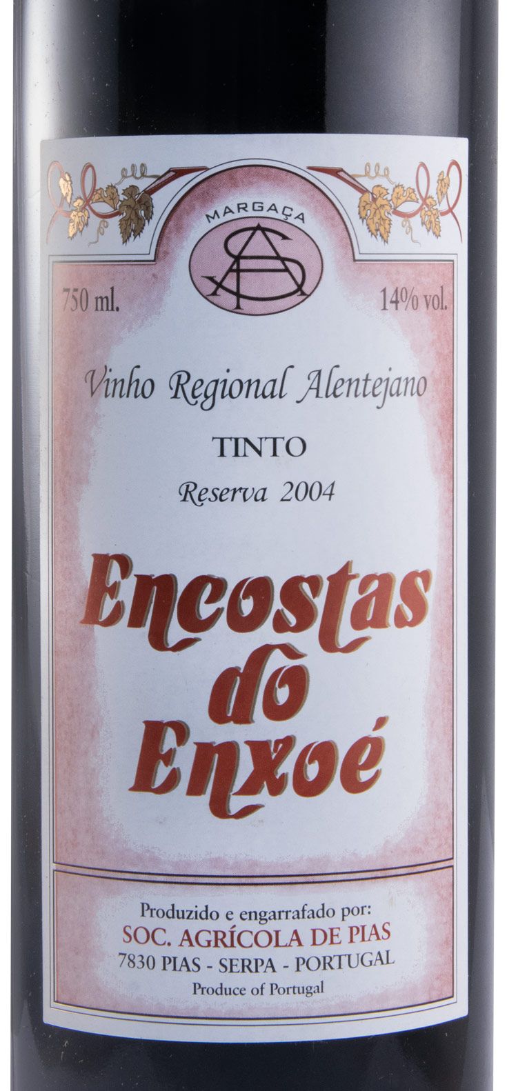 2004 Encostas do Enxoé Reserva red