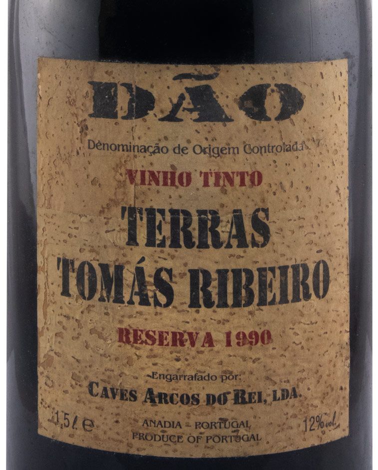 1990 Terras Tomás Ribeiro Reserva tinto 1,5L