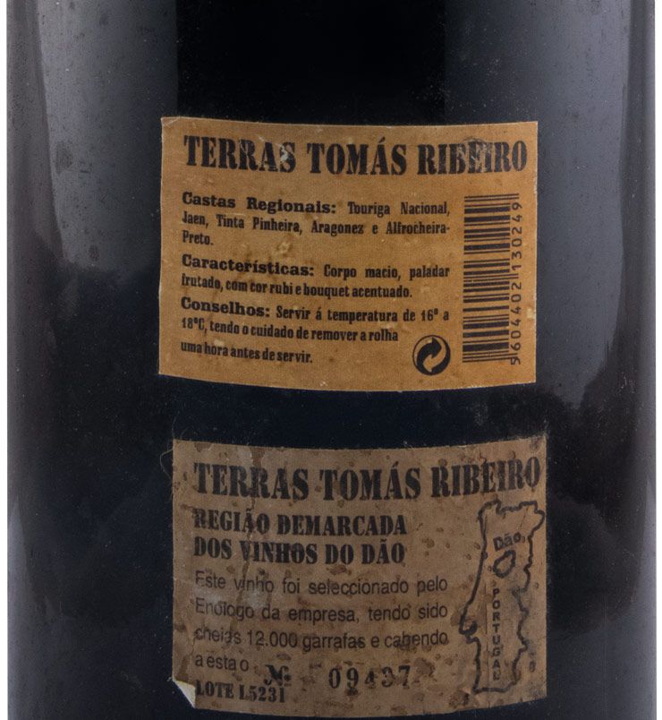 1990 Terras Tomás Ribeiro Reserva tinto 1,5L
