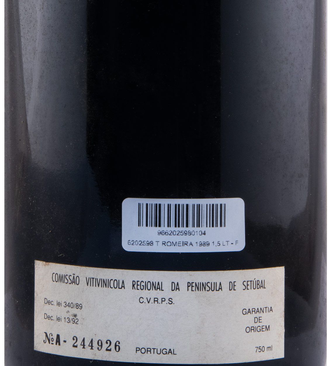 1989 Romeira Festa das Vindimas red 1.5L