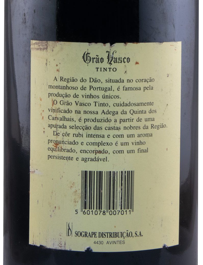 1992 Grão Vasco tinto 1,5L
