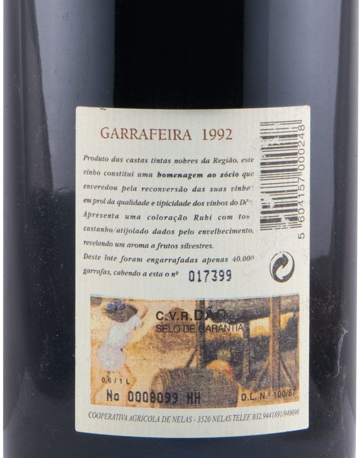 1992 Fernão Gonçalves Garrafeira tinto