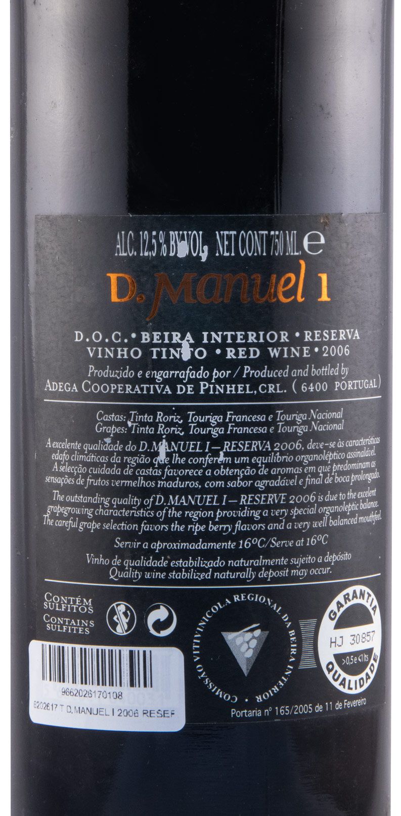 2006 D. Manuel I Reserva red
