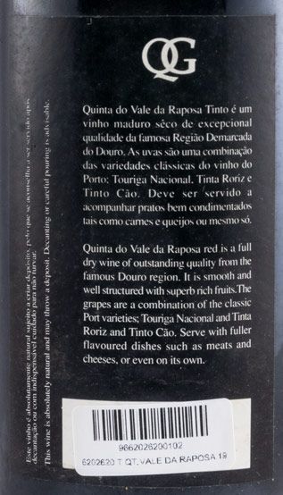 1995 Quinta do Vale da Raposa red