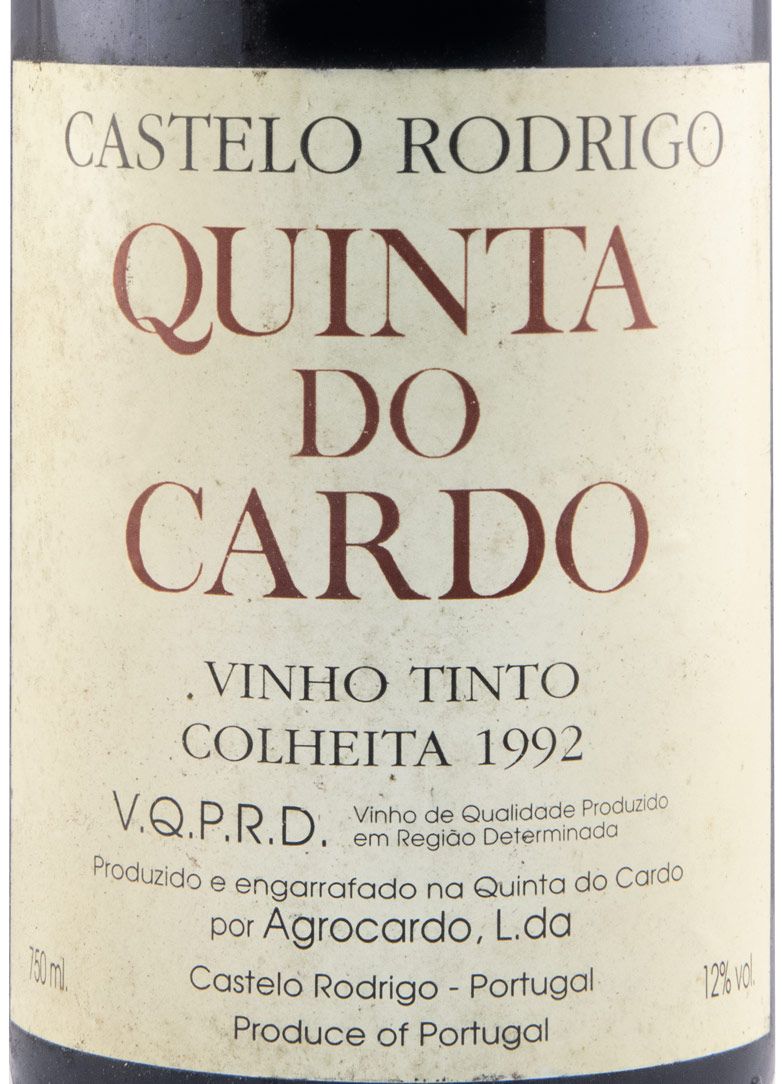 1992 Quinta do Cardo red