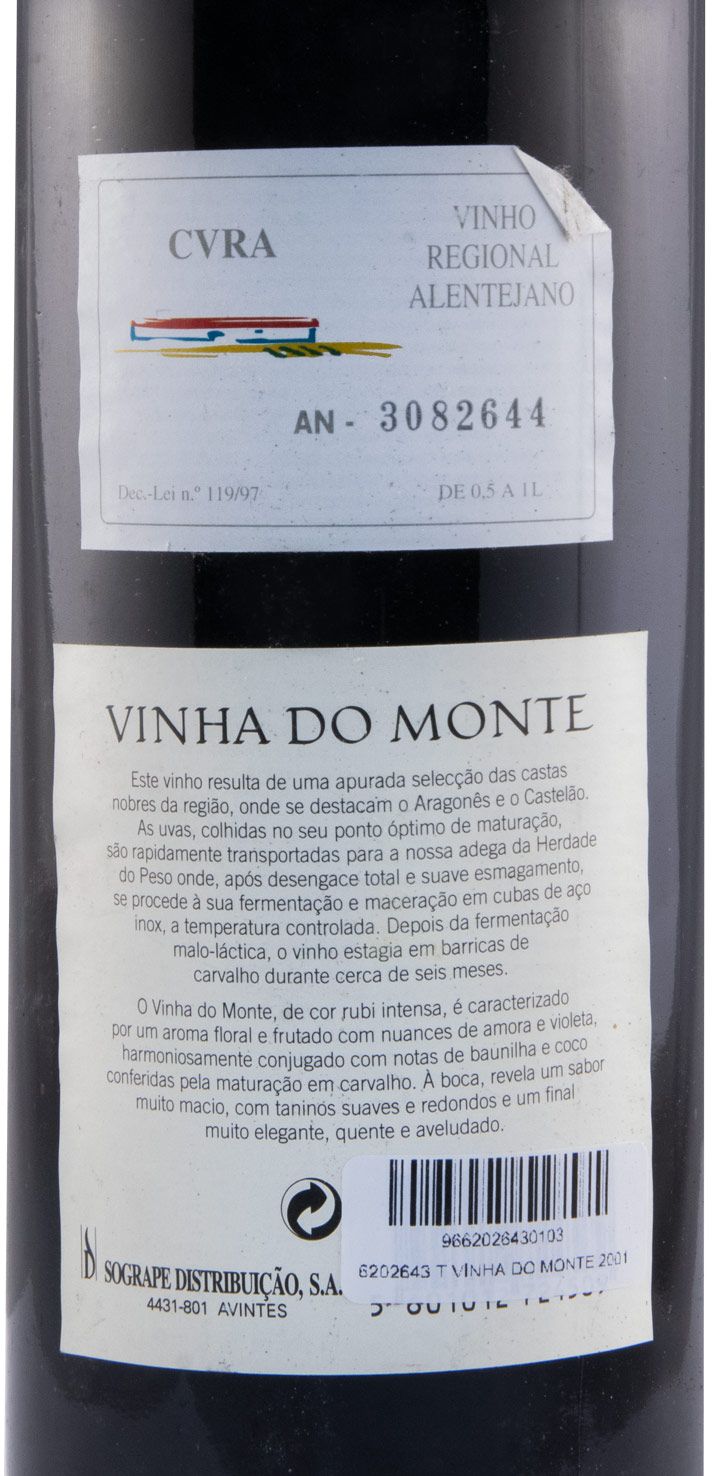 2001 Herdade do Peso Vinha do Monte red
