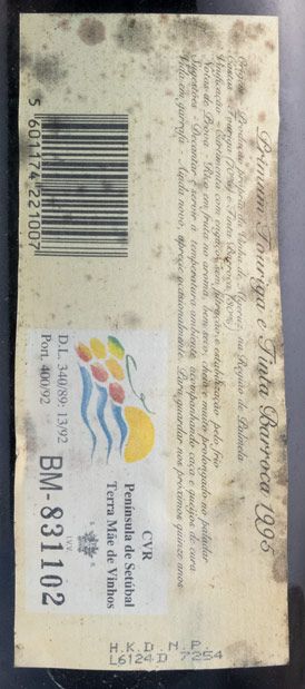 1995 José Maria da Fonseca Primum Touriga Nacional + Tinta Barroca tinto