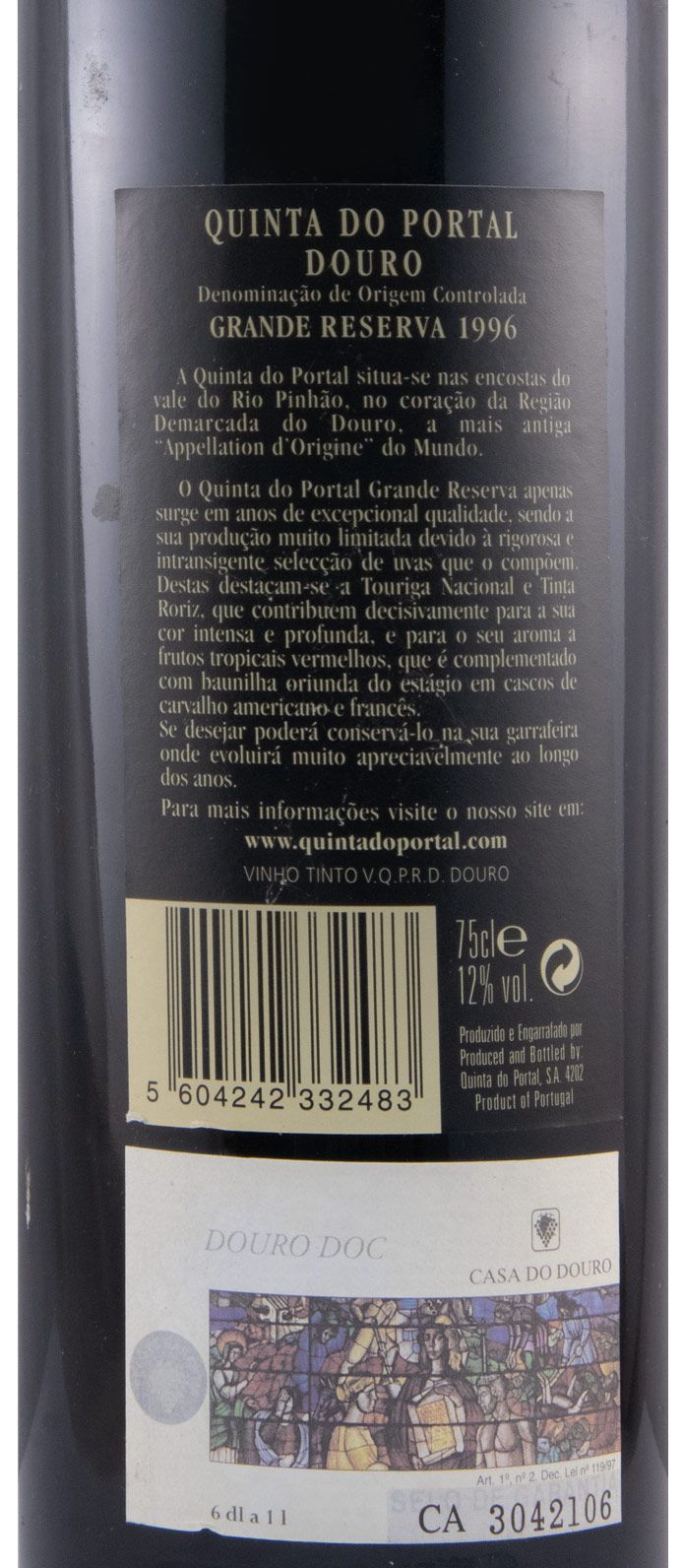1996 Quinta do Portal Grande Reserva red