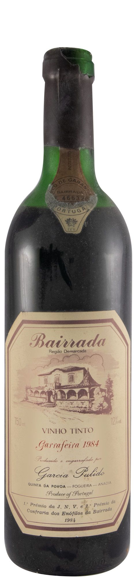 1984 Garcia Pulido Garrafeira red