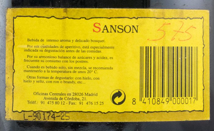 Sanson Bacarles Dulce 1L