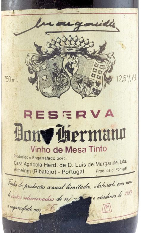 1989 Dom Hermano Reserva red